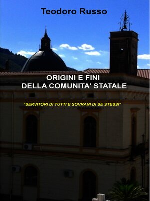cover image of ORIGINI E FINI DELLA COMUNITA&#39; STATALE